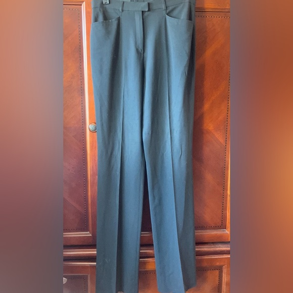 ESCADA Wool Blend Black Trousers Sz 6 US/36